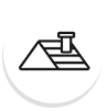 Roof with chimney icon