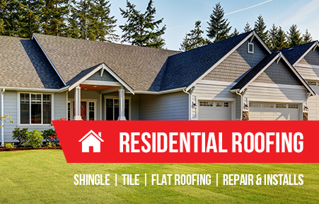 House with various roofing options