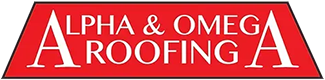 Red Alpha Omega Roofing logo