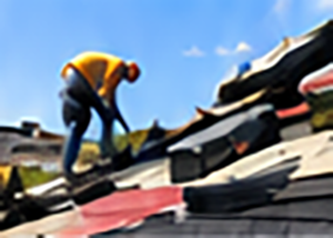 Crew re-roofing