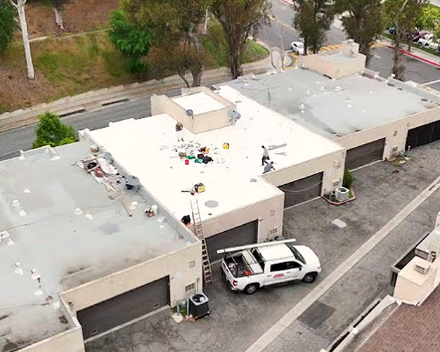 commercial flat roof